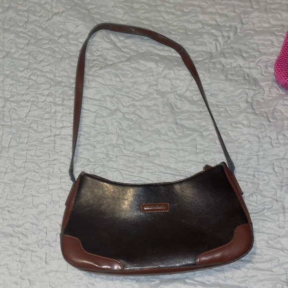 Mesio leather baguette bag - Picture 1 of 1